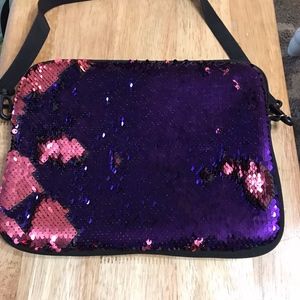 3/$12 10" purple sequin tablet case